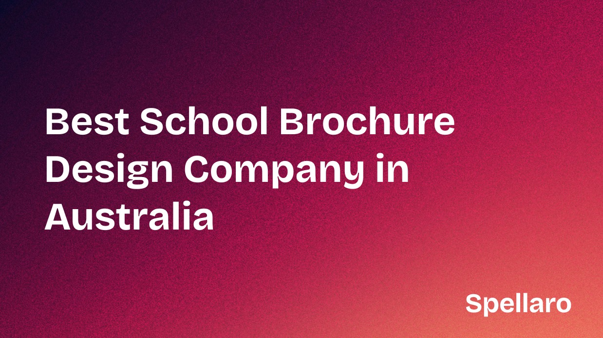 Best School Brochure Design Company in Australia